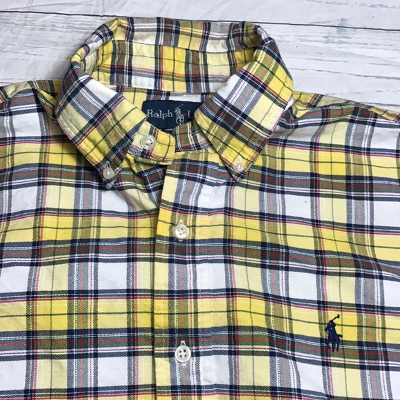 Ralph Lauren Men's Shirt Custom Fit Medium Plaid - Picture 2 of 6
